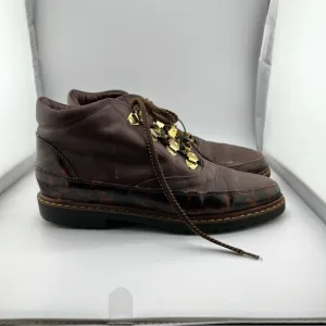 Women’s Brown Leather Shoes Boots Made In Italy