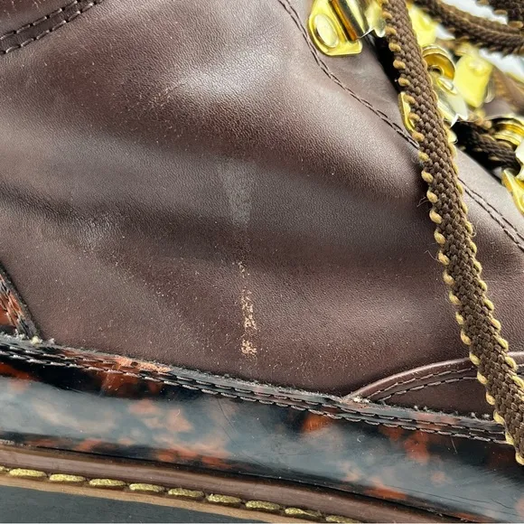 Women’s Brown Leather Shoes Boots Made In Italy