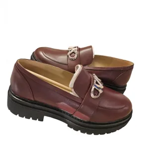 Women's Burgundy Loafers