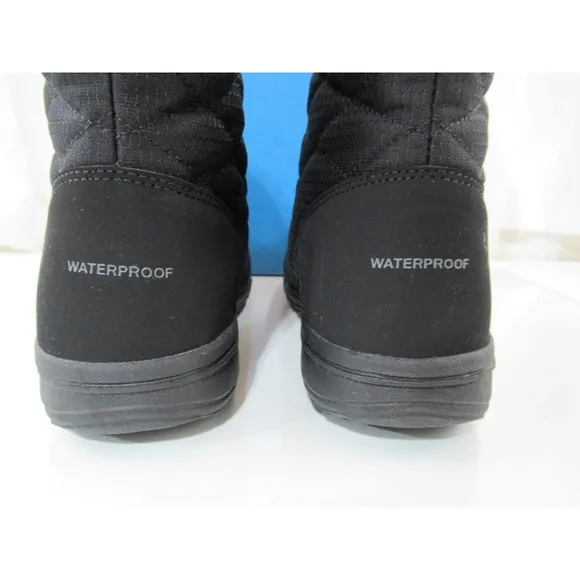 Women's Columbia Ice Maiden Slip III Waterproof Winter Snow Boots Black Size 10