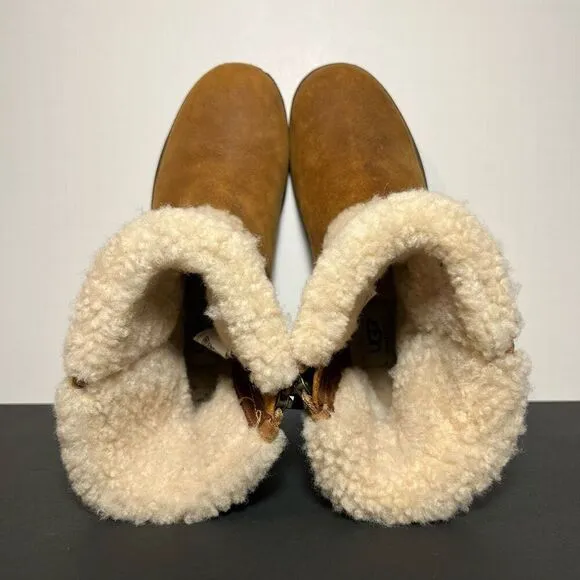 Womens UGG Blayre II Brown Leather Boots / Size 6.5