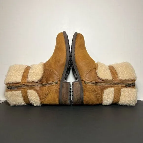 Womens UGG Blayre II Brown Leather Boots / Size 6.5
