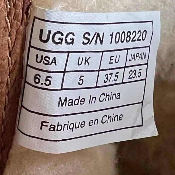 Womens UGG Blayre II Brown Leather Boots / Size 6.5