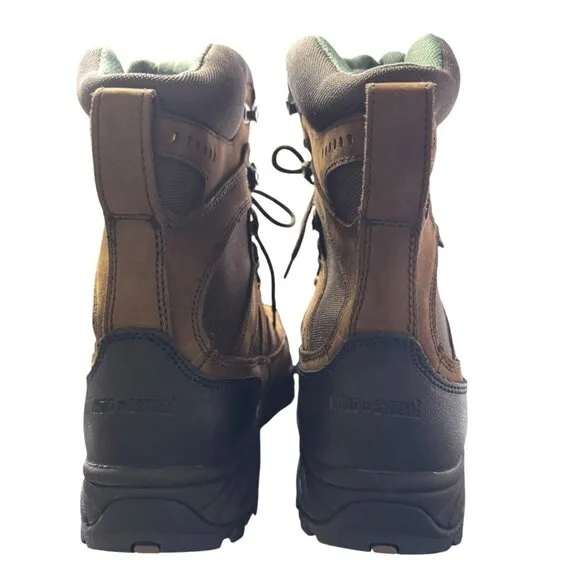 Wood &amp; Stream Men's Instinct VGS 300 Brown Leather Boots‎ Size 13W