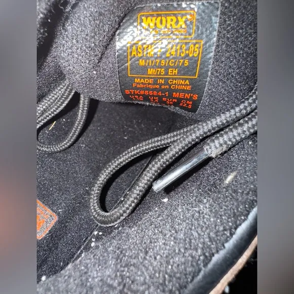 WORX RED WING Steel toe Work Boots