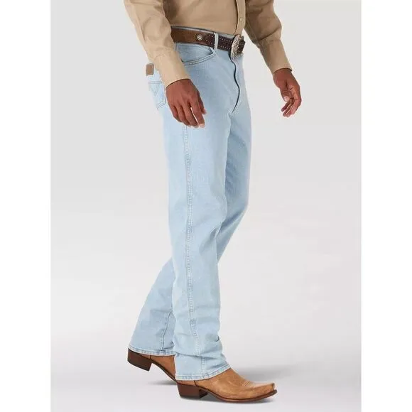 Wrangler Mens Jeans‎ Cowboy Cut Active Flex Indigo Slim Fit 936AFGH 27x34 New