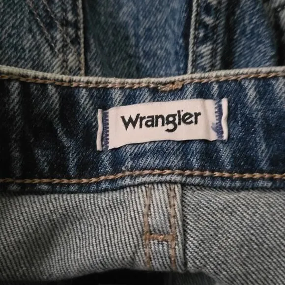 Wrangler Women's Two Tone Color Block High Rise Westward Bootcut Jeans Blue