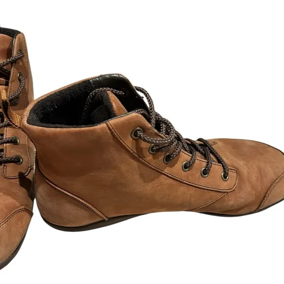 Xero Shoes Men's Denver Leather Tan Brown Barefoot Zero Drop Lace Up Boots Sz 11