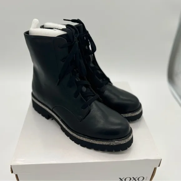 XOXO Women's JERUSA Ankle Boot - Black, Size 11 M New