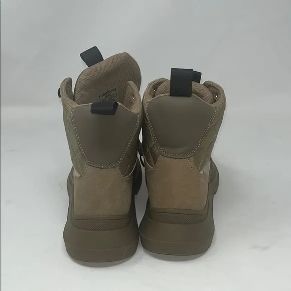 Zara Beige High-Top Women's Boots SZ 6 1/2